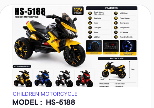 Kids Electric Motorcycle HS-5188