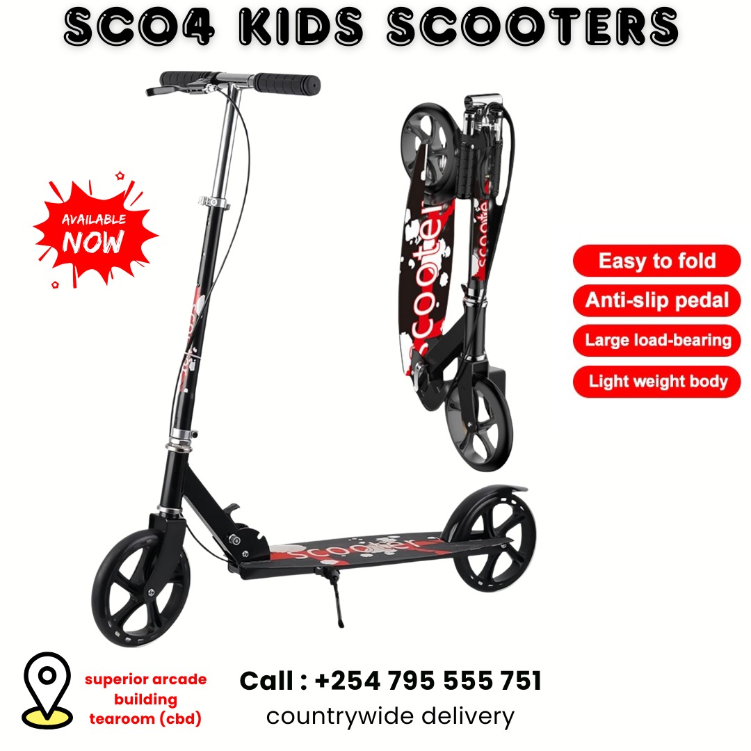 SCO4 Kids Scooter with built in kickstand
